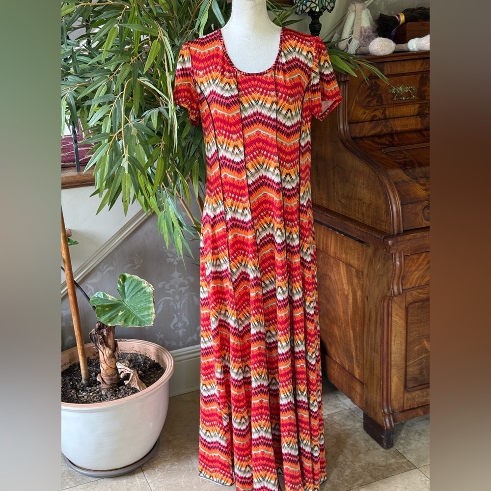 Sami and Jo ladies maxi short sleeve dress excellent condition size large - Picture 8 of 16
